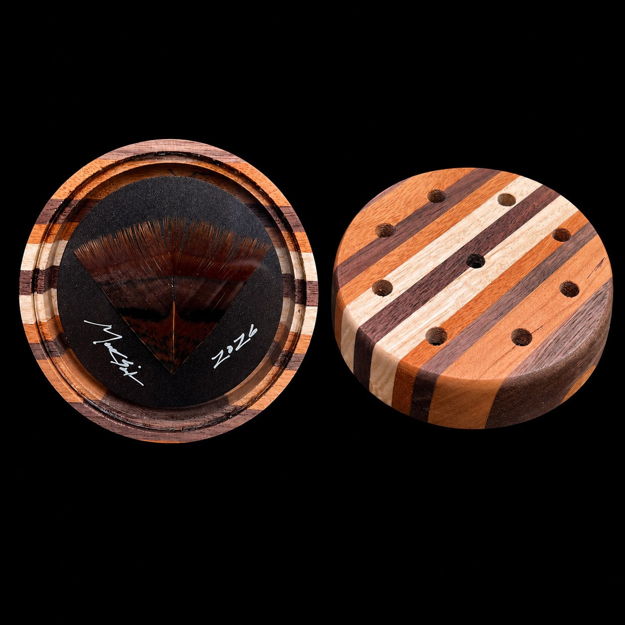 Walnut/Mahogany/Cherry - Glass
