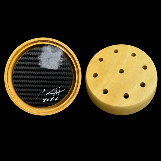 Yellowheart - Crystal/Carbon Fiber
