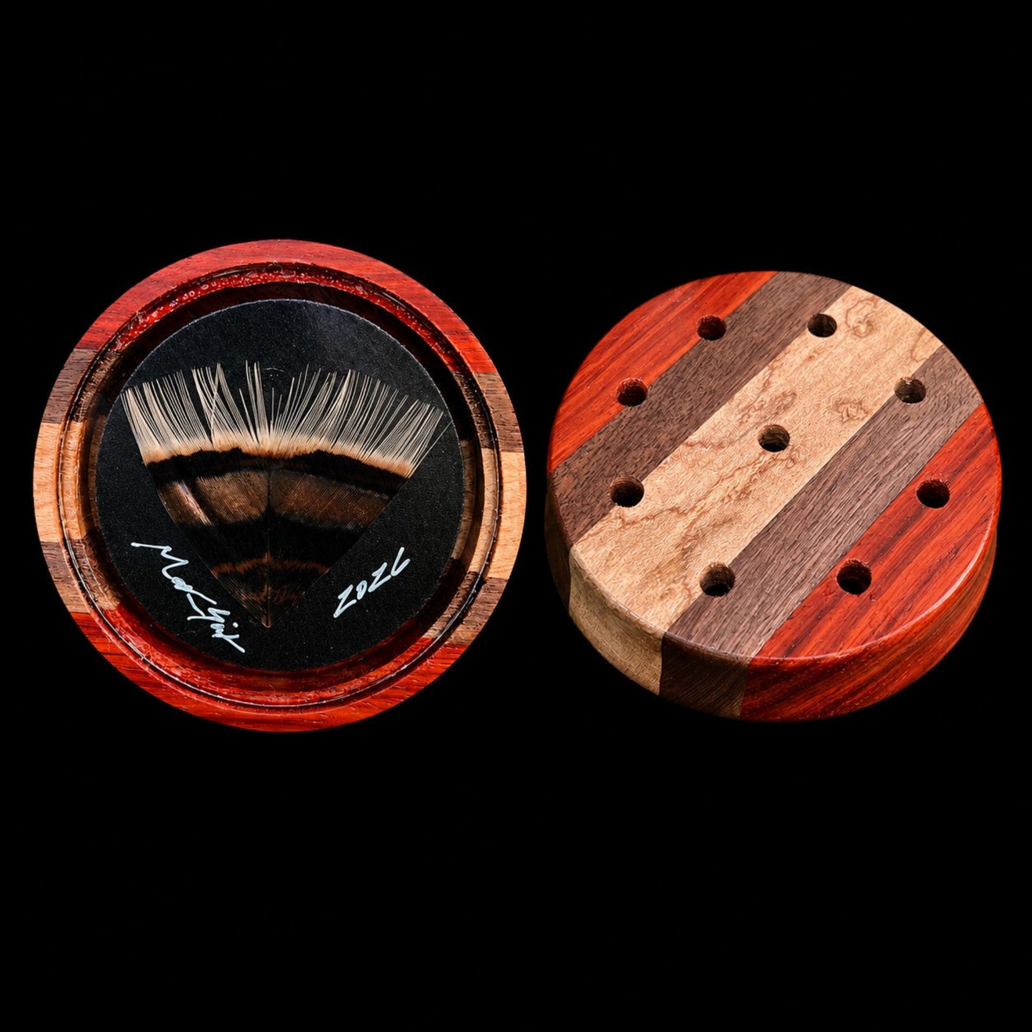 Padauk/Walnut/Birdseye-Crystal