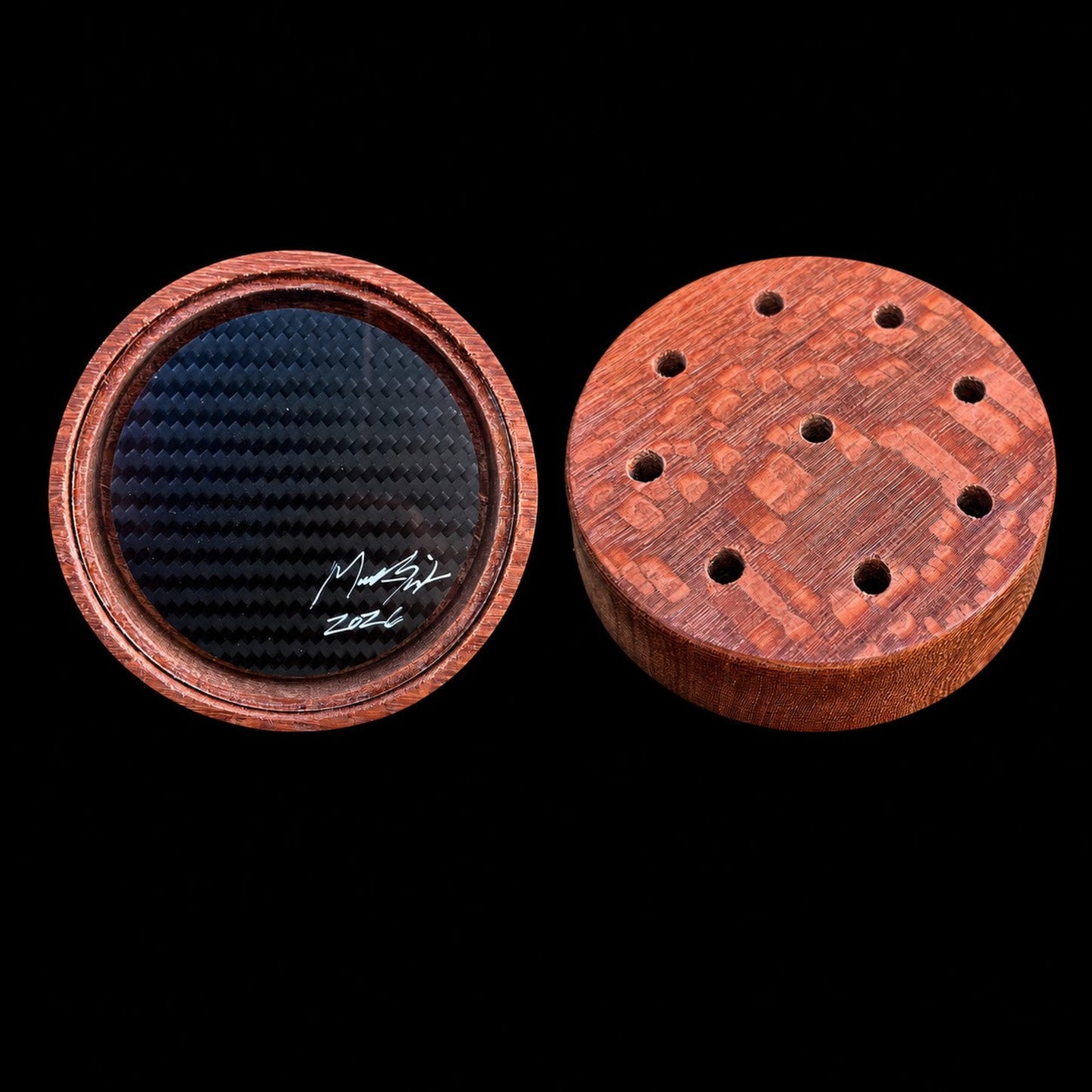 Leopardwood - Crystal/Carbon Fiber