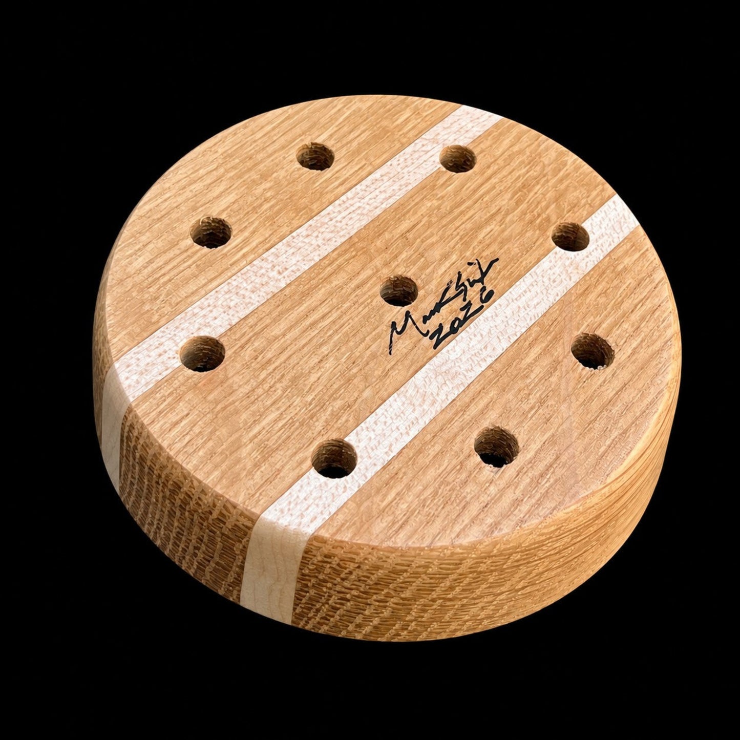 White Oak & Maple - Black Slate