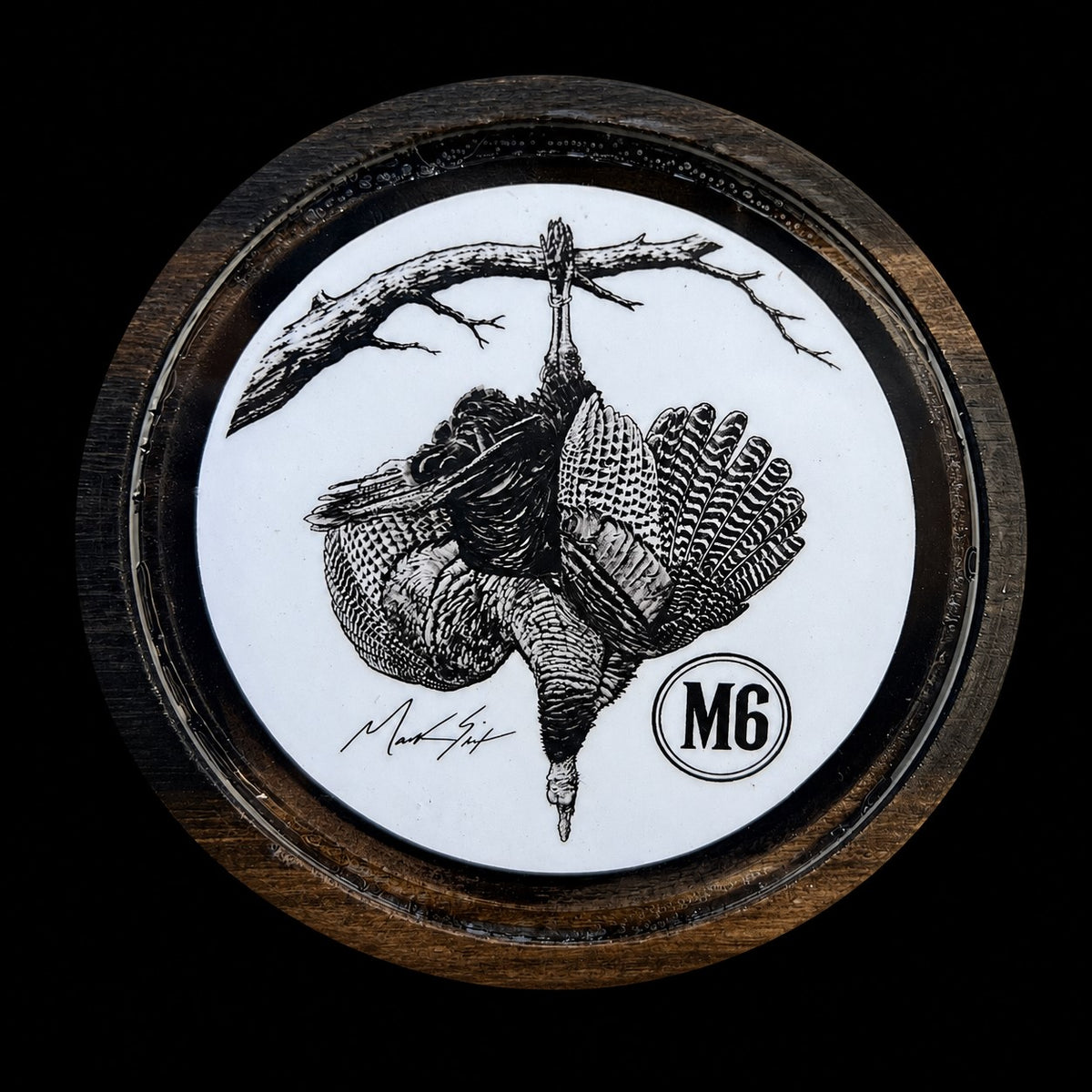 M6 - "Hung Up" Brazillian Ebony-Crystal