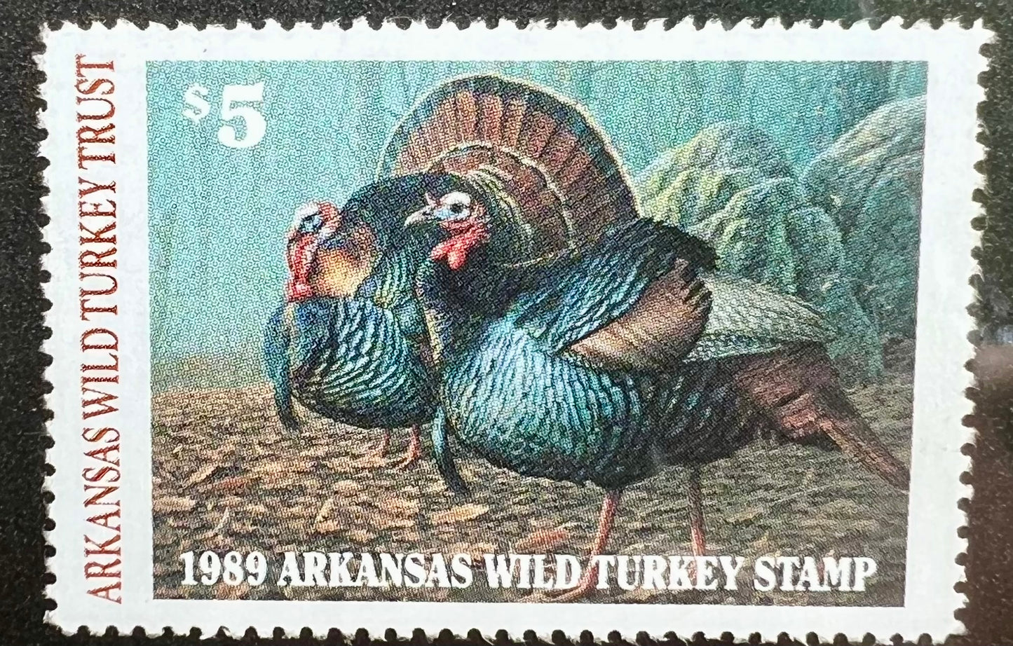 1989 Arkansas Wild Turkey Stamp