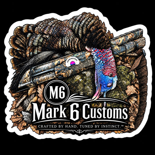 M6 Tagged Out Sticker