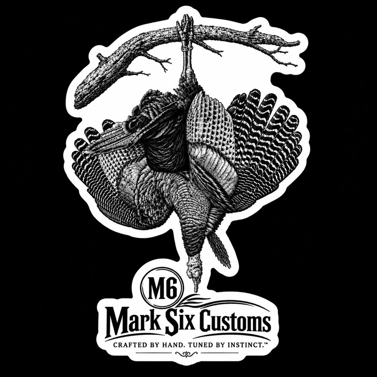 Hung Up 4.5" Die Cut Sticker